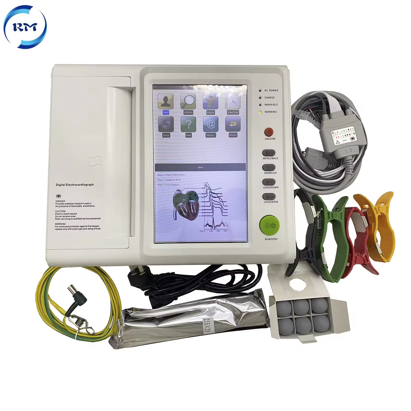 12 channel ECG